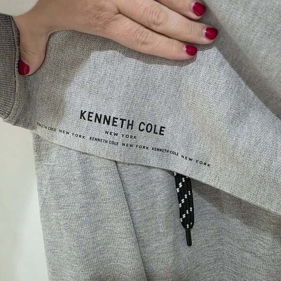 Kenneth Cole Men’s Zip Up Hoodie 2X Gray Full Zip Sweatshirt NWT Casual - Picture 7 of 11